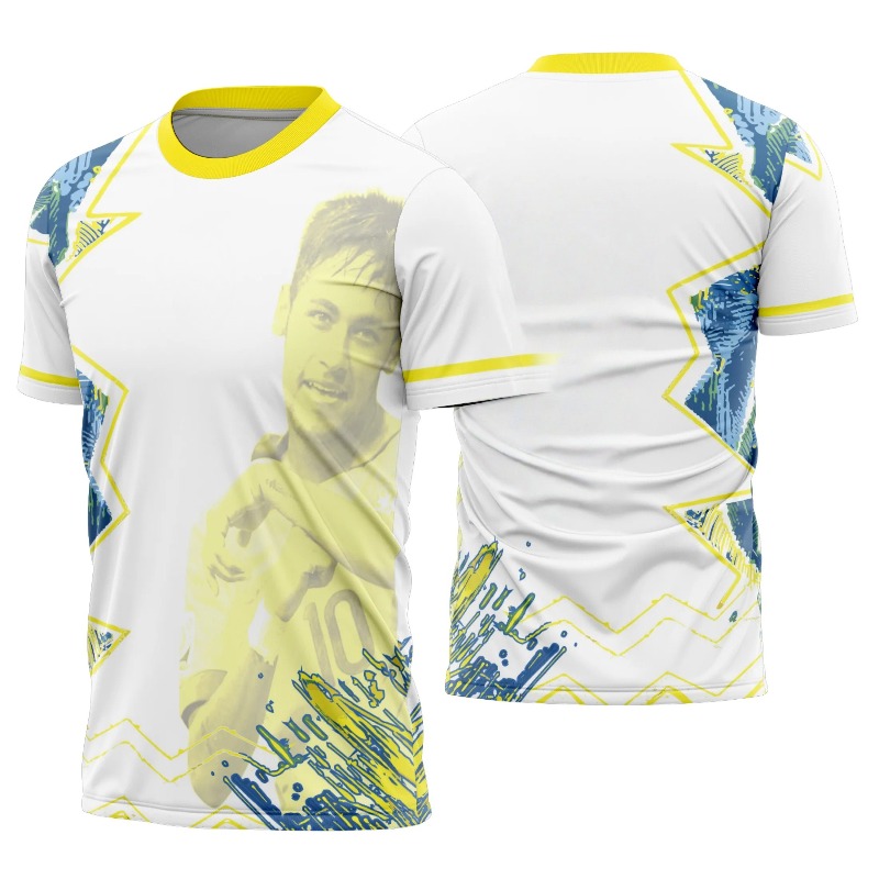 Tee Graphic Print - Summer Brazil Neymar No.10 Graphic Soccer