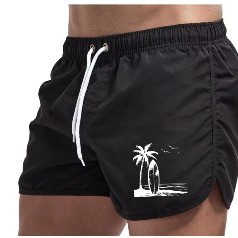 Swim Trunk Quick Dry - Men'S Lightweight Quick Dry Beach Print