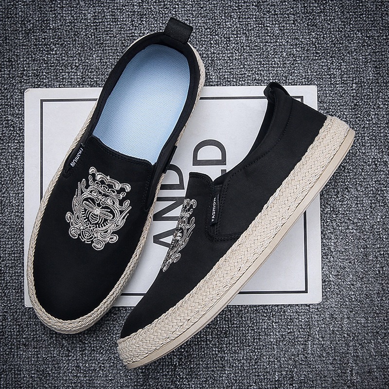 black Breathable shoes for man – обзор и цена Espadrille Slip On