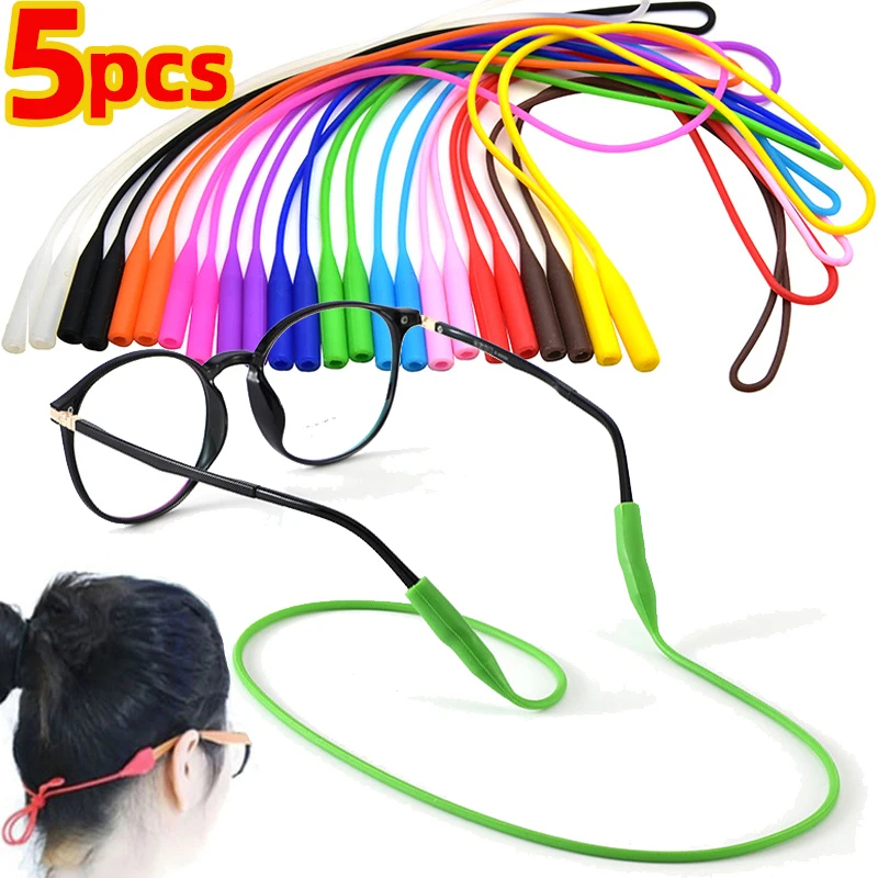1/5pcs Silicone Anti-slip Glas – обзор и цена Sunglass Retainer Cord