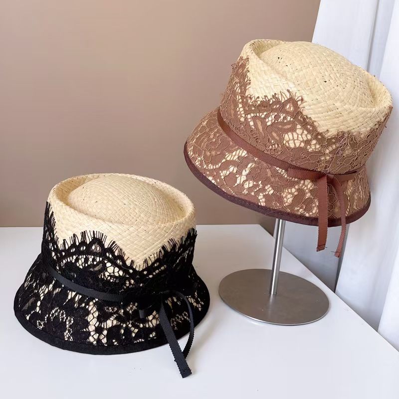 Fashion Japanese New Lace Deco – обзор и цена Bucket Hat Straw