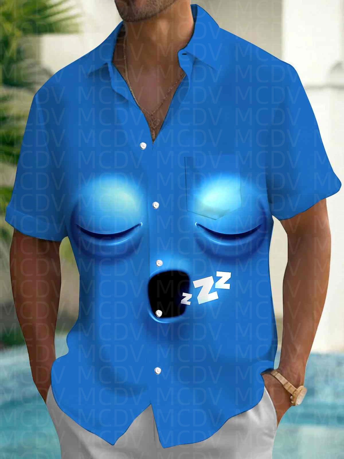 Cute Pattern Men's Hawaiian Sh – обзор и цена Shirt Camp Collar