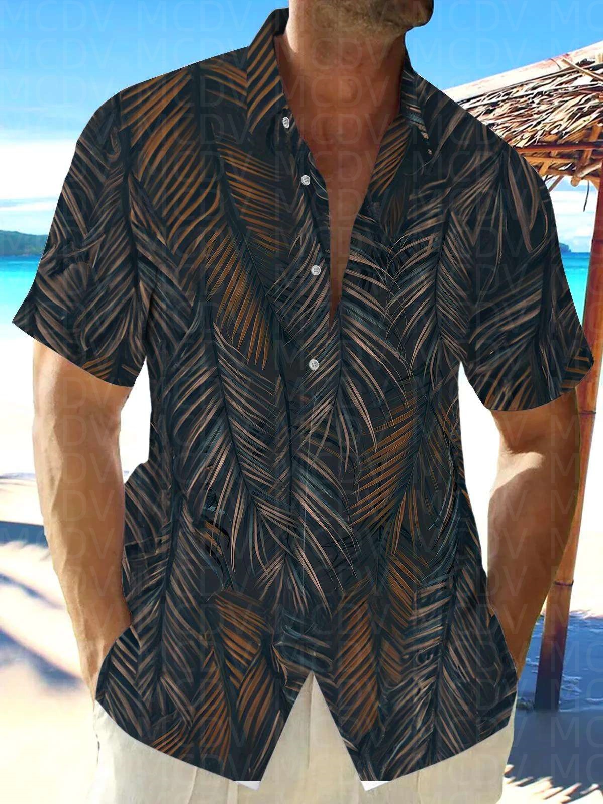 Cute Pattern Men's Hawaiian Sh – обзор и цена Shirt Camp Collar