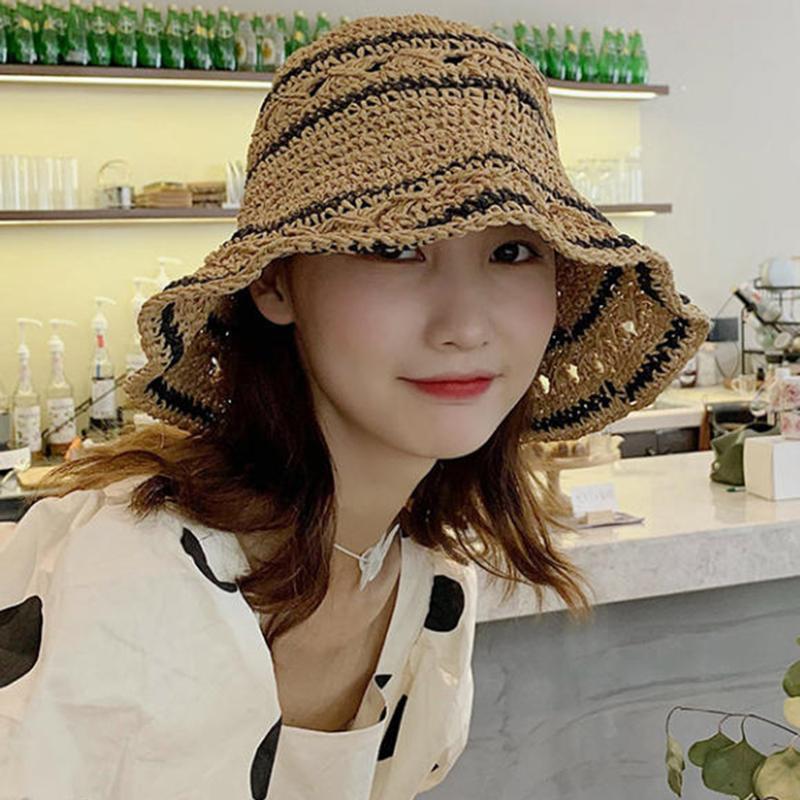 Women’s Foldable Striped Geome – обзор и цена Bucket Hat Straw