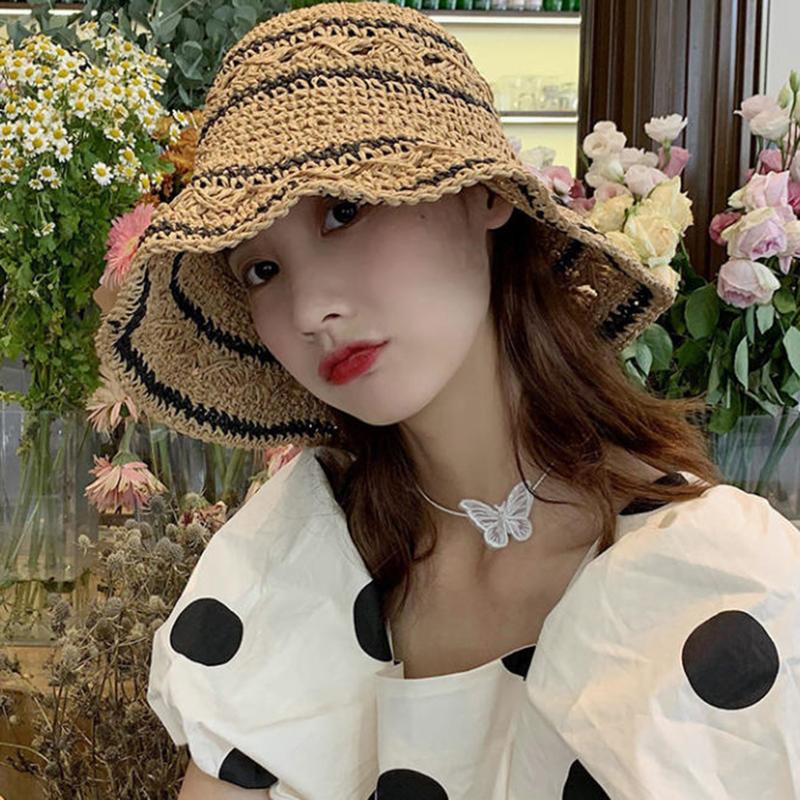 Women’s Foldable Striped Geome – обзор и цена Bucket Hat Straw