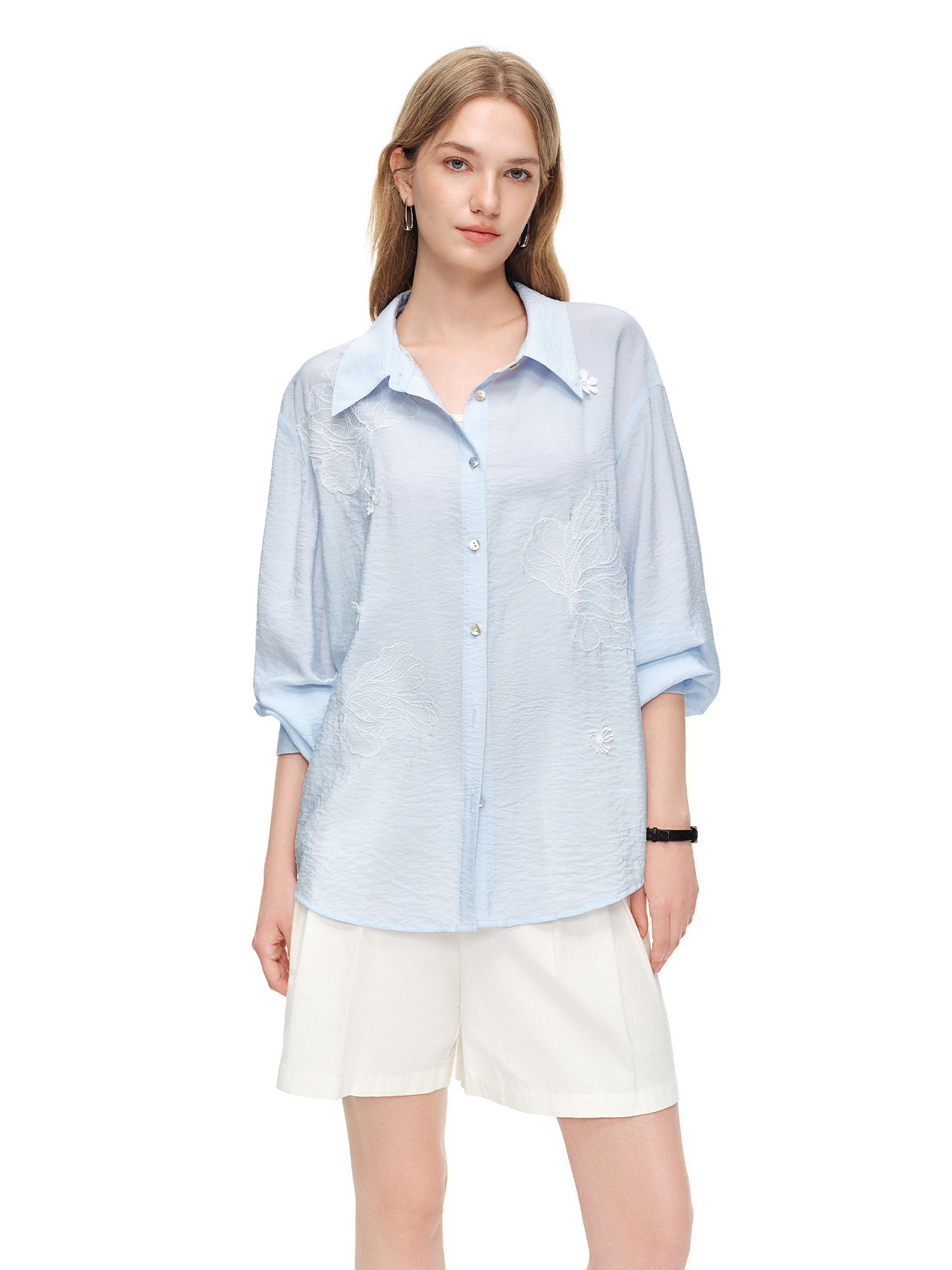 DUSHU 2026 Summer Women's Ligh – обзор и цена Resort Shirt Floral