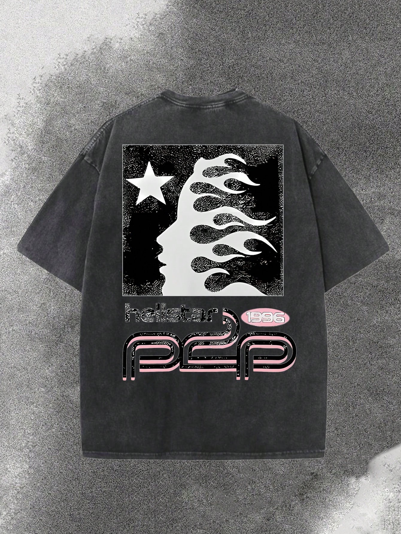 Washed Black Men's Loose Fit G – обзор и цена Tee Graphic Print