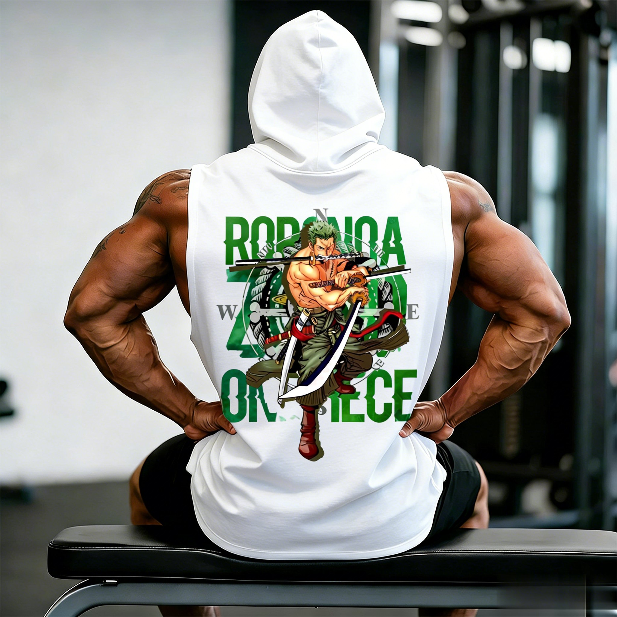 One Piece Zoro Roronoa Anime W – обзор и цена Tank Top Muscle