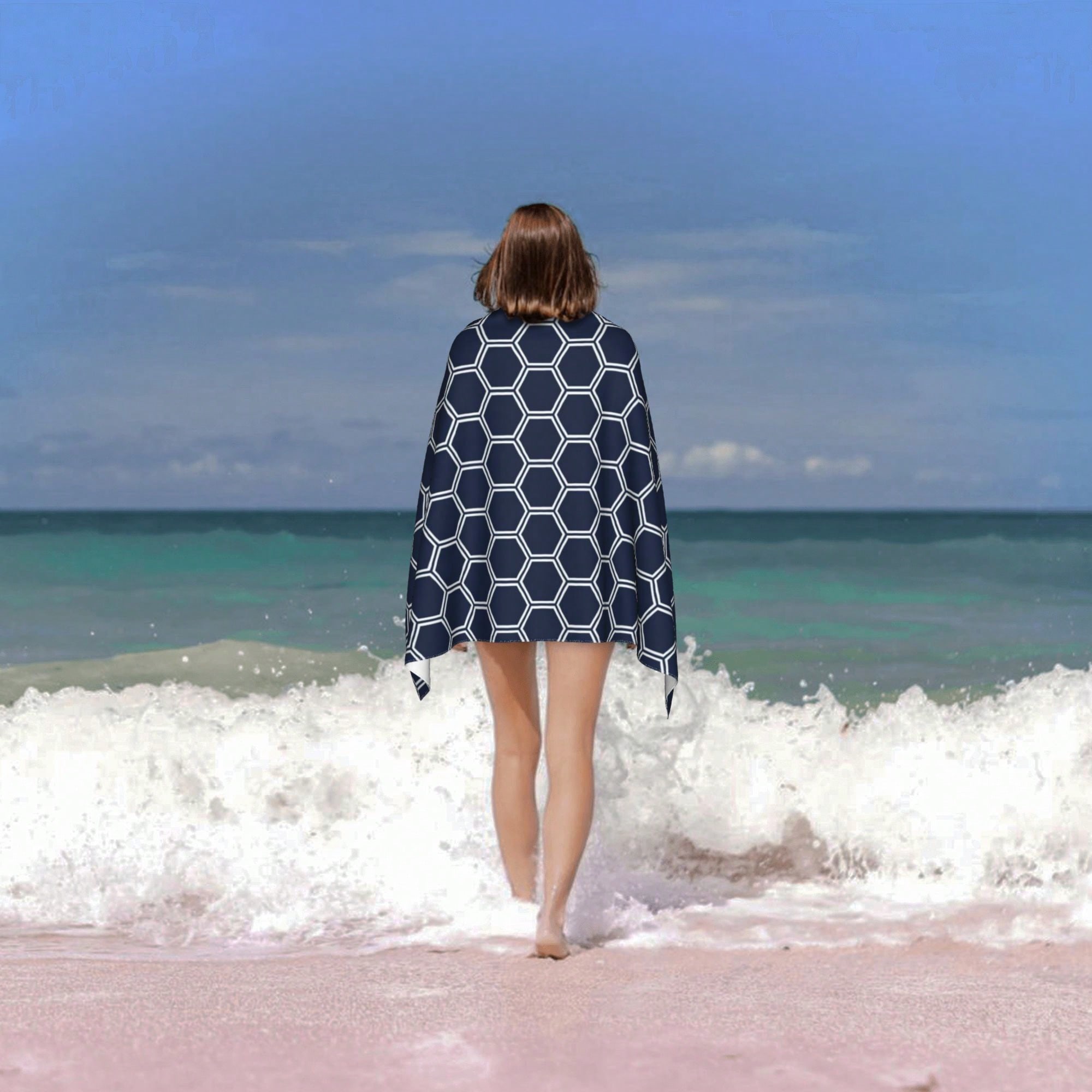 Geometric Pattern Cla1ssic StY – обзор и цена Beach Towel Large