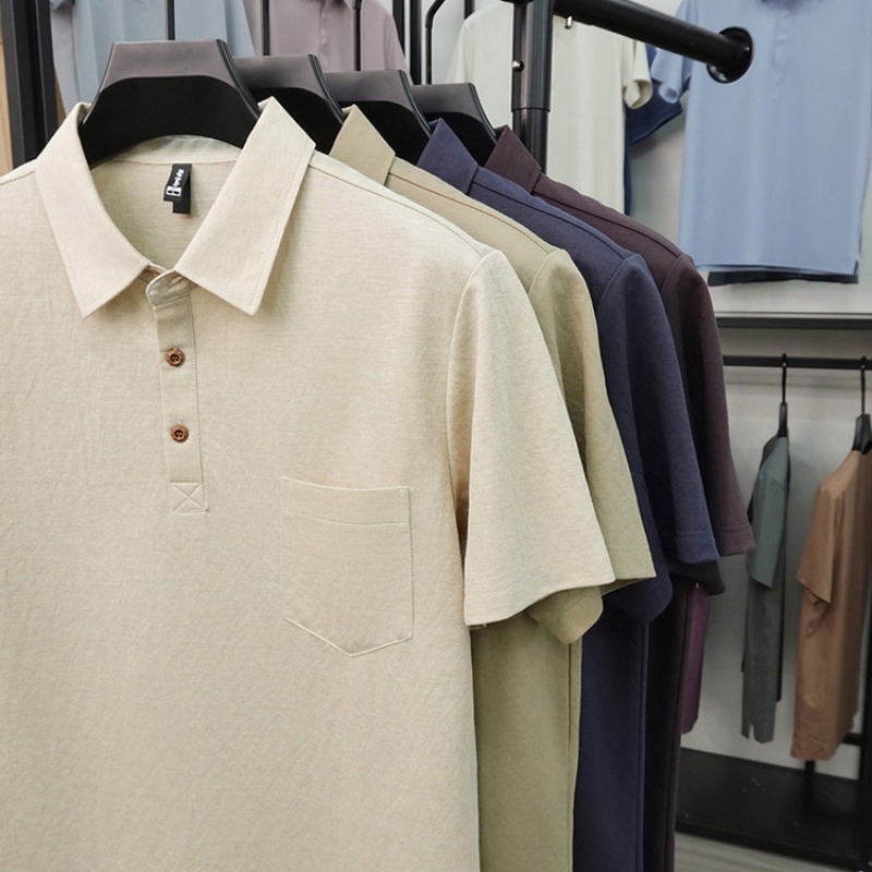2026 New Men's Short Sleeve Po – обзор и цена Polo Shirt Pique