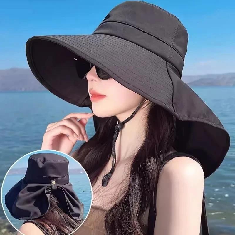 Outdoor UV Anti Neck Protectio – обзор и цена Bucket Hat Straw