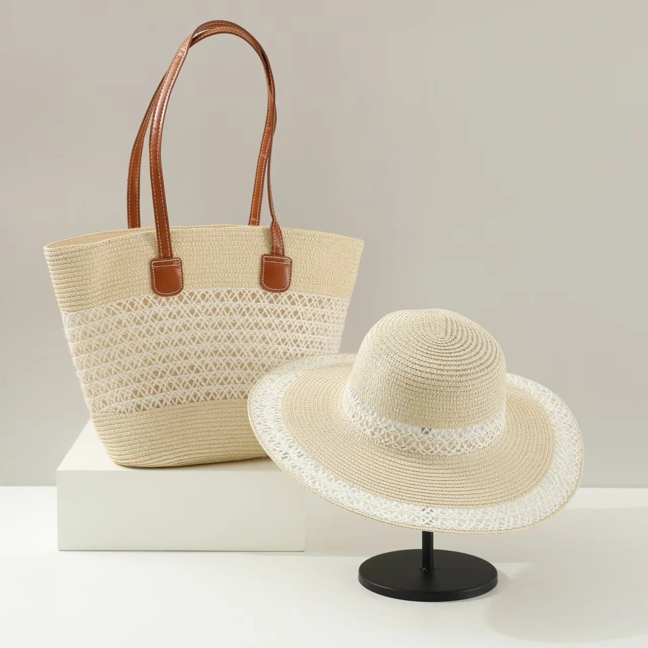 Large Capacity Straw Woven Bag – обзор и цена Bucket Hat Straw