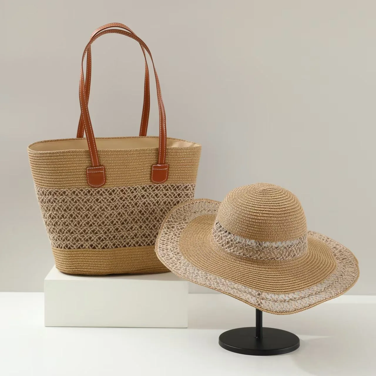Large Capacity Straw Woven Bag – обзор и цена Bucket Hat Straw