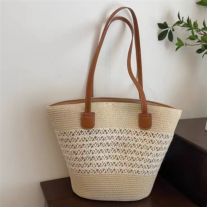 Large Capacity Straw Woven Bag – обзор и цена Bucket Hat Straw