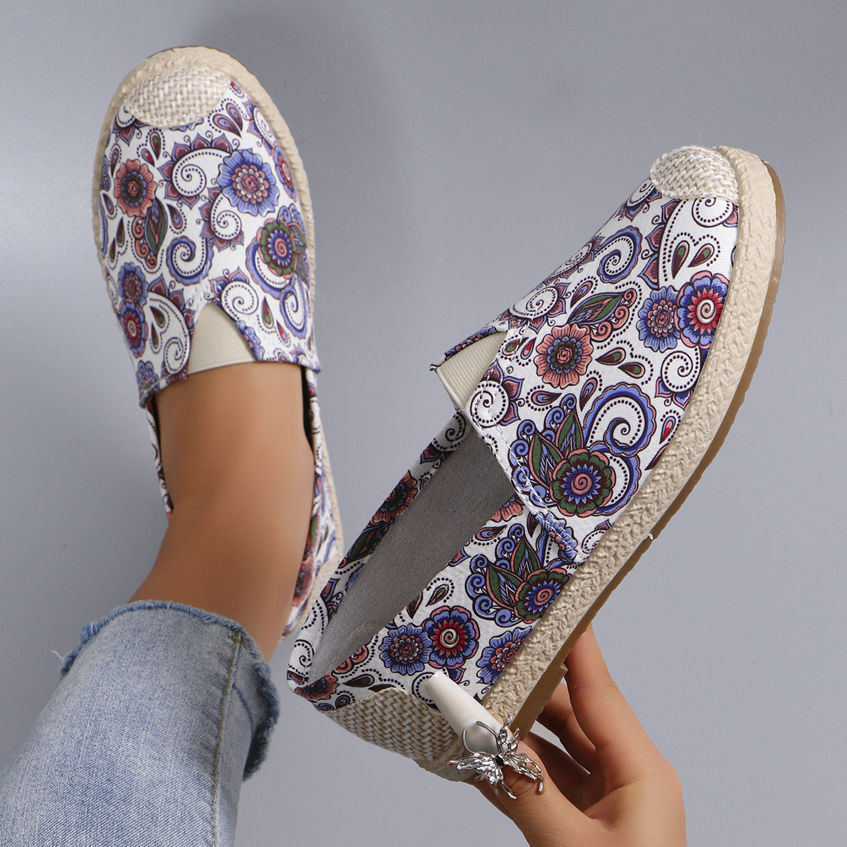 Spring new women's sports shoe – обзор и цена Espadrille Slip On