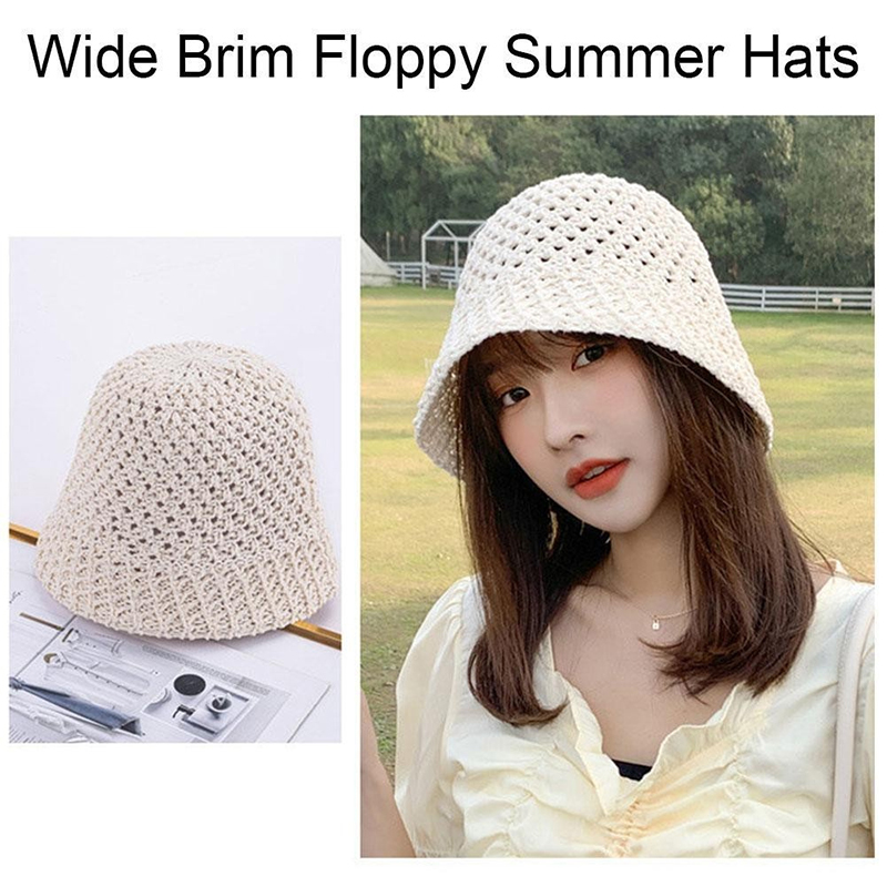 New Girls Sun Hat Wide Brim Fl – обзор и цена Bucket Hat Straw