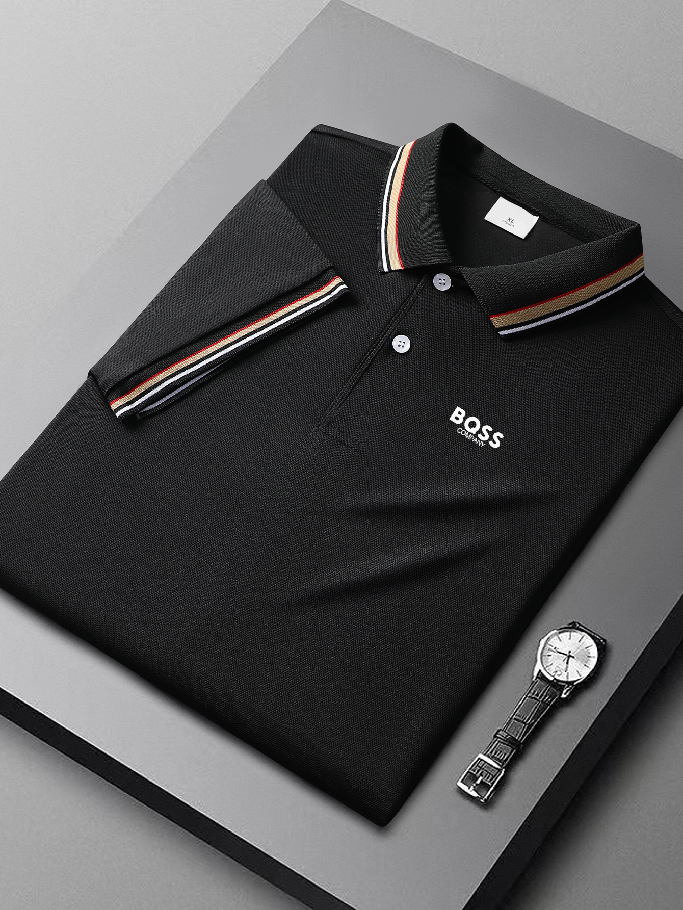 BQSS1 Men's Summer Short-Sleev – обзор и цена Polo Shirt Pique