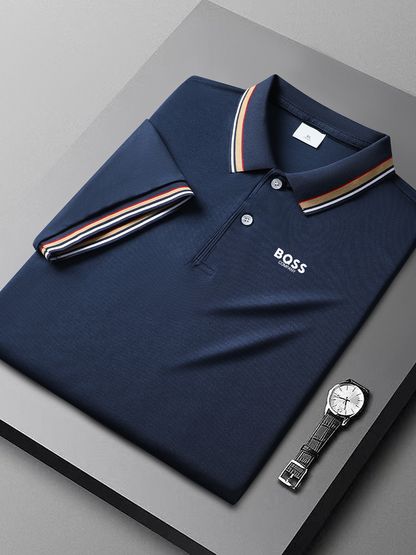 BQSS1 Men's Summer Short-Sleev – обзор и цена Polo Shirt Pique
