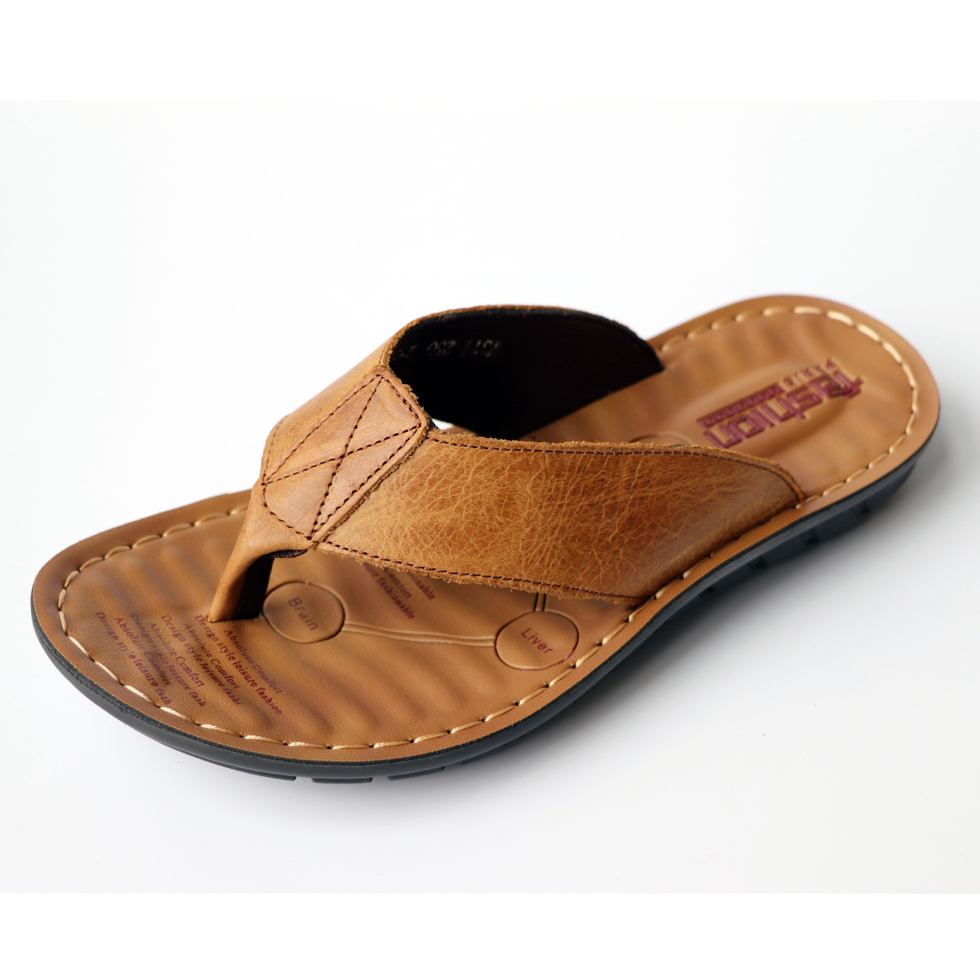 2026 Shoes Leather Men's Flip  – обзор и цена Flip Flop Leather Men