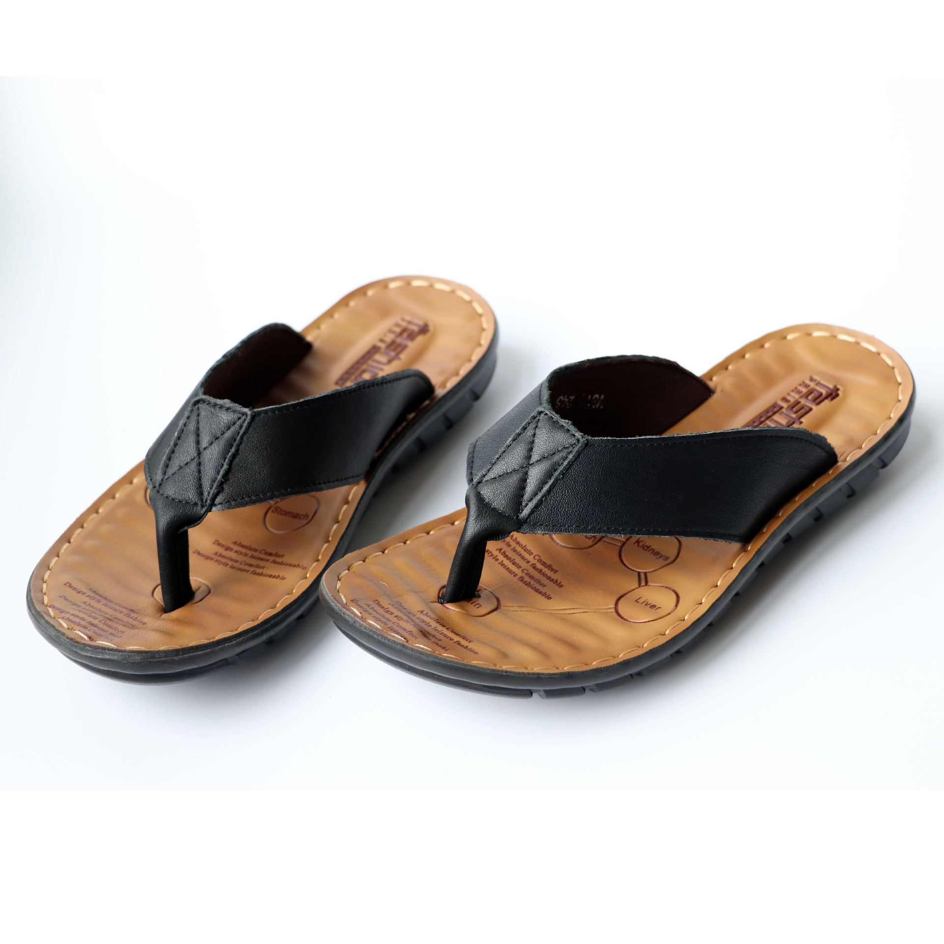 2026 Shoes Leather Men's Flip  – обзор и цена Flip Flop Leather Men