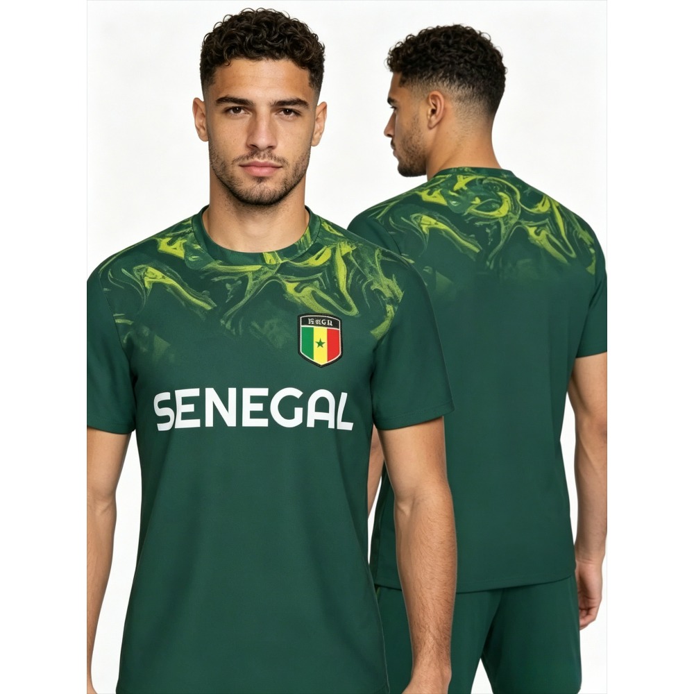 2026 New Summer Senegal Flag G – обзор и цена Tee Graphic Print