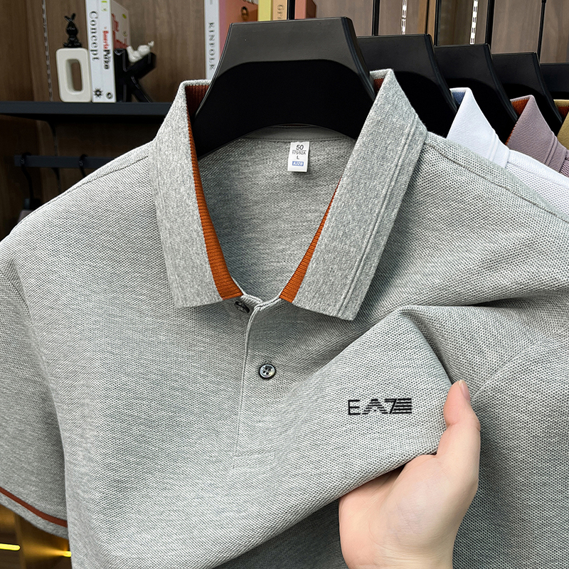 Luxury brand men's short sleev – обзор и цена Polo Shirt Pique