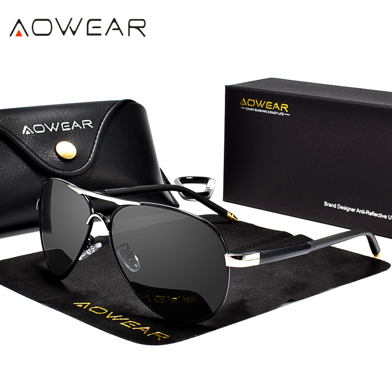 AOWEAR Men's Aviation Sunglass – обзор и цена Sunglasses Aviator Polarized