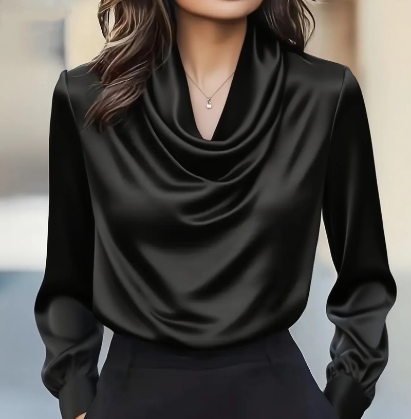 Autumn fashion elegant tempera – обзор и цена Shirt Camp Collar