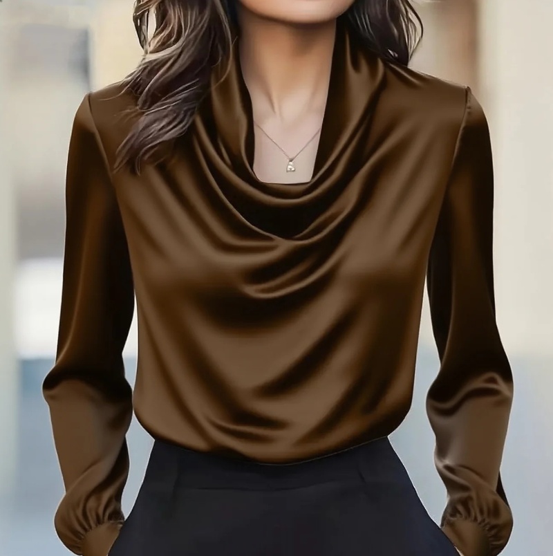 Autumn fashion elegant tempera – обзор и цена Shirt Camp Collar