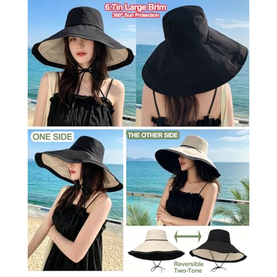 Extra Wide-Brim Sun Hats Women – обзор и цена Packable Hat Nylon