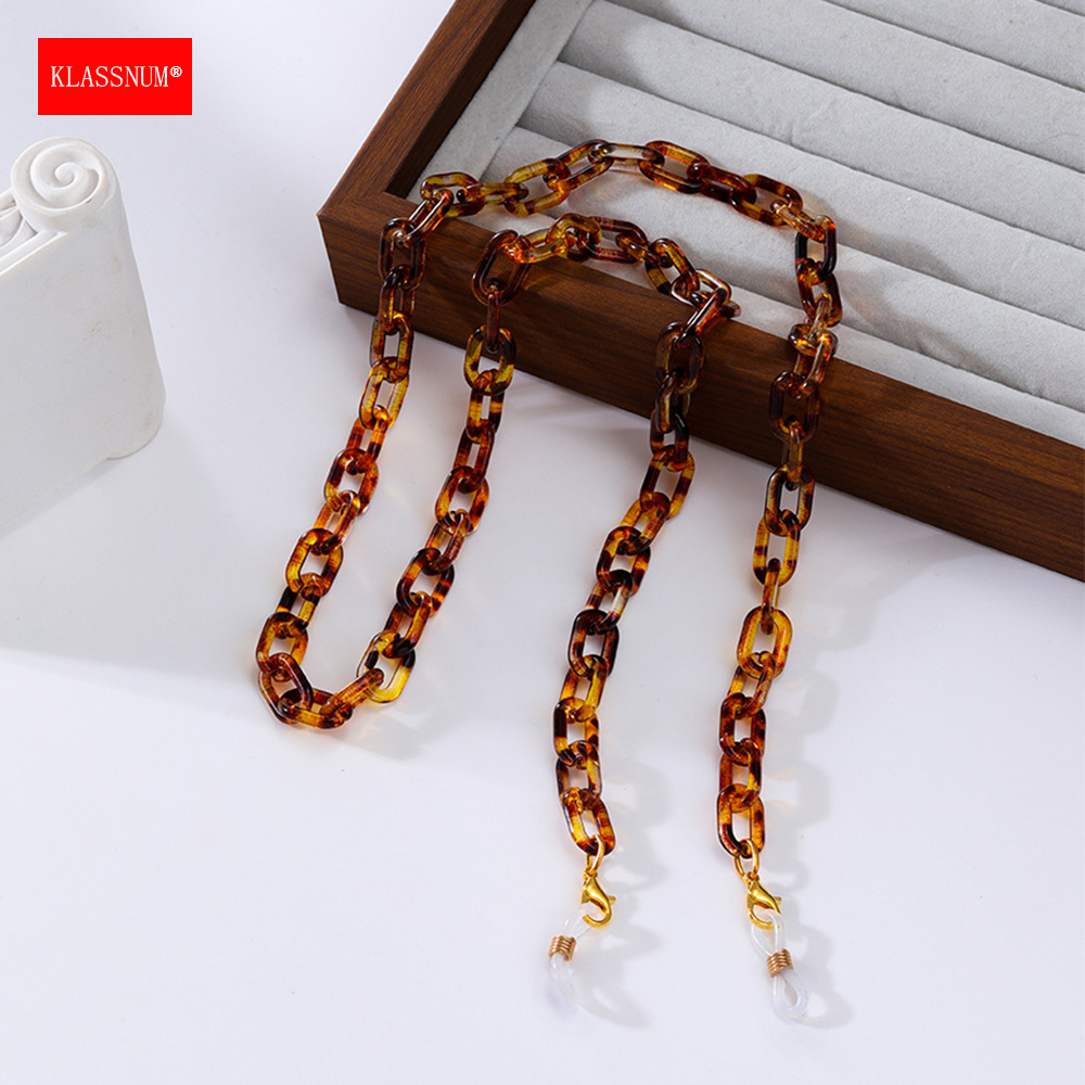 KLASSNUM Multicolor Brown Acry – обзор и цена Sunglass Retainer Cord