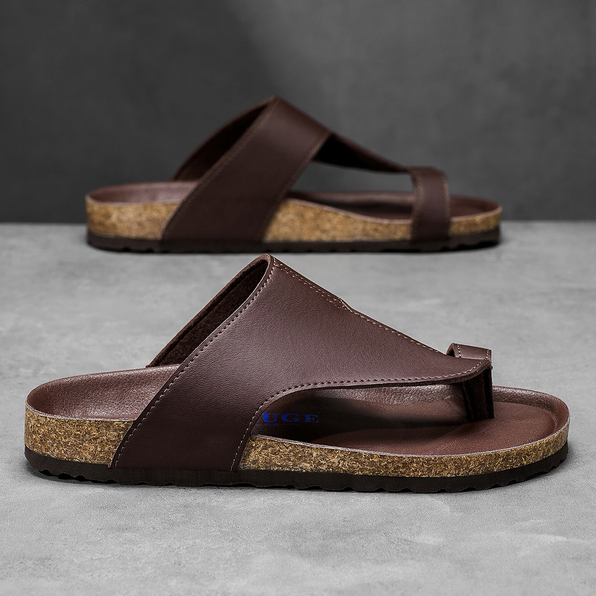 Big Size 48 49 Cork Slippers M – обзор и цена Flip Flop Leather Men