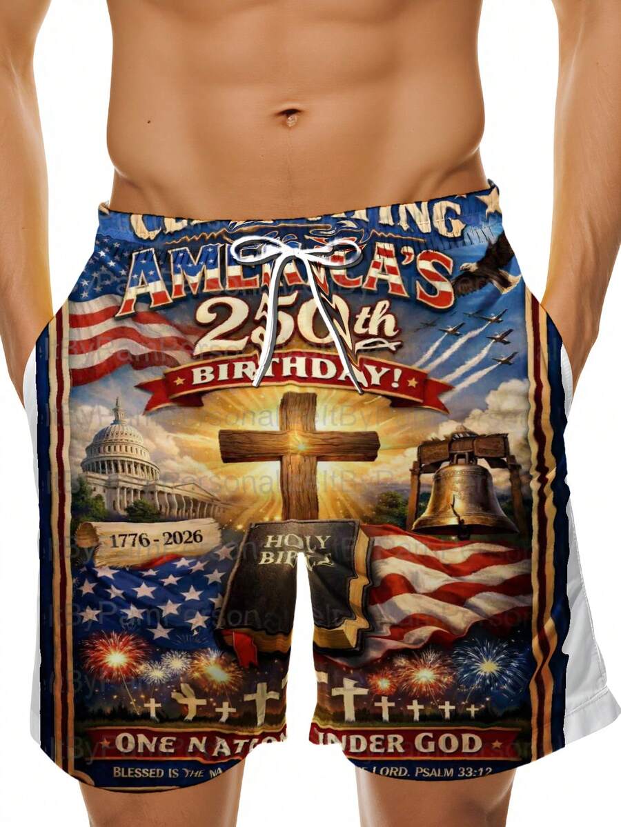 Mens Patriotic Swim Trunks 250 – обзор и цена Swim Trunk Quick Dry