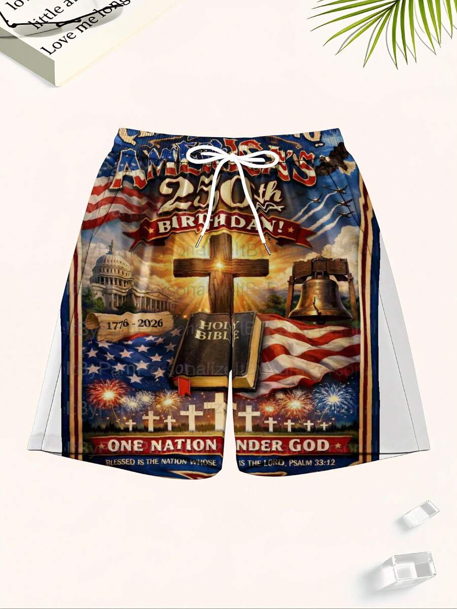 Mens Patriotic Swim Trunks 250 – обзор и цена Swim Trunk Quick Dry