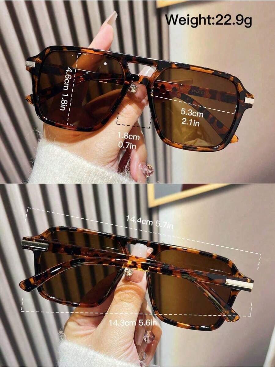 Fashion Double Bridge Aviator  – обзор и цена Sunglasses Aviator Polarized