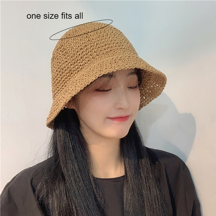 Foldable Handmade Woven Bucket – обзор и цена Bucket Hat Straw
