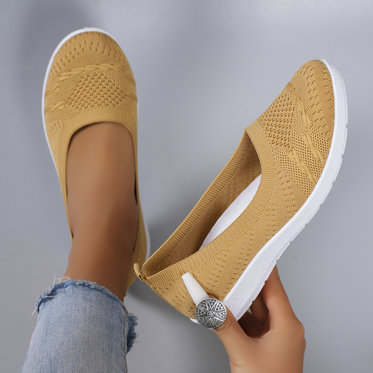 Women's summer breathable mesh – обзор и цена Espadrille Slip On