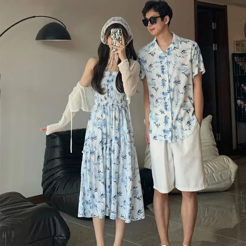 Resort Couple Look Parents and – обзор и цена Resort Shirt Floral