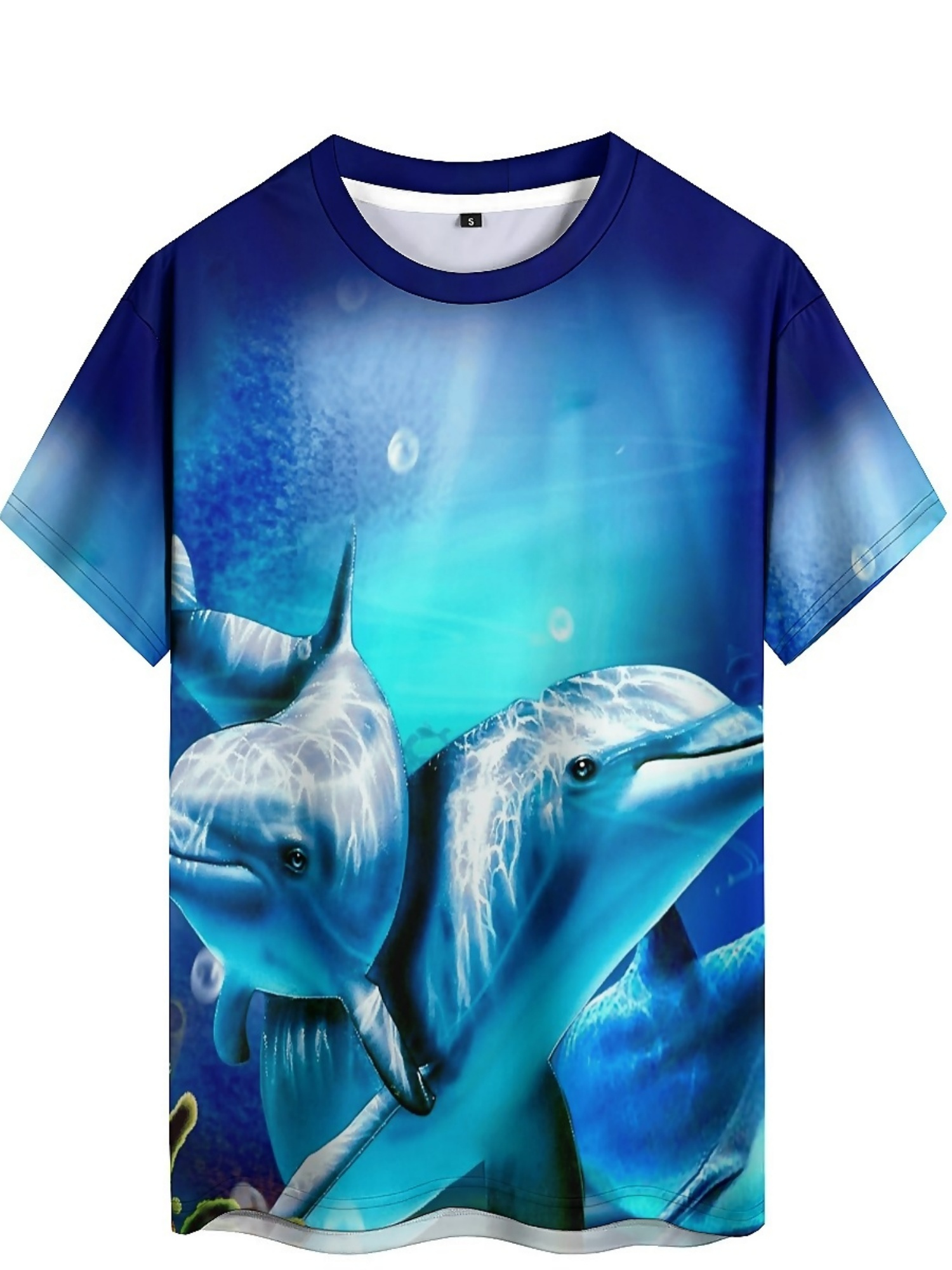 Men'S Ocean Animal Dolphin Pri – обзор и цена Tee Graphic Print