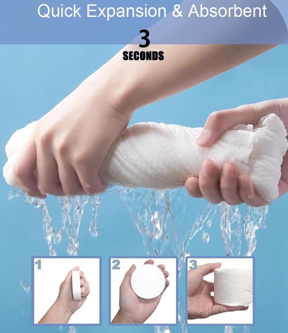 6 Packs Large Compressed Towel – обзор и цена Beach Towel Large
