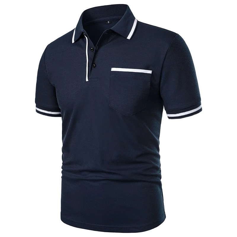 Summer Men's Short Sleeve Brea – обзор и цена Polo Shirt Pique