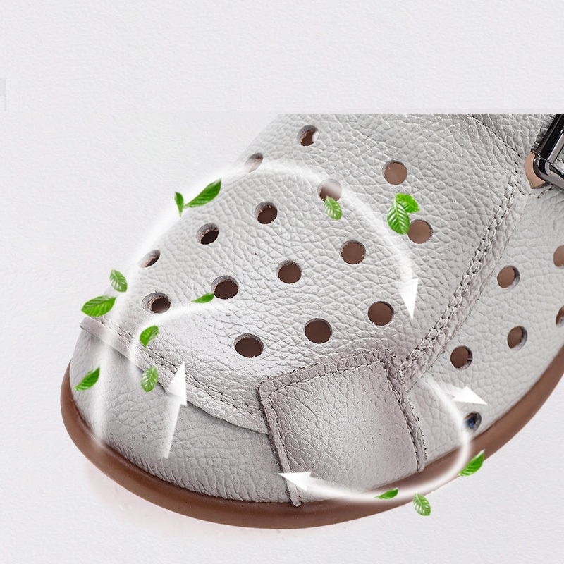 New Cow leather low heel sanda – обзор и цена Casual Sandal Leather