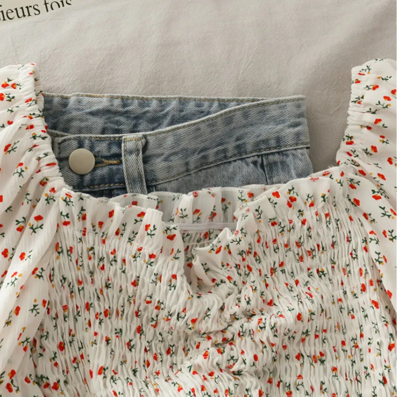 Blouses Shirts Women Floral Dr – обзор и цена Short Linen Drawstring