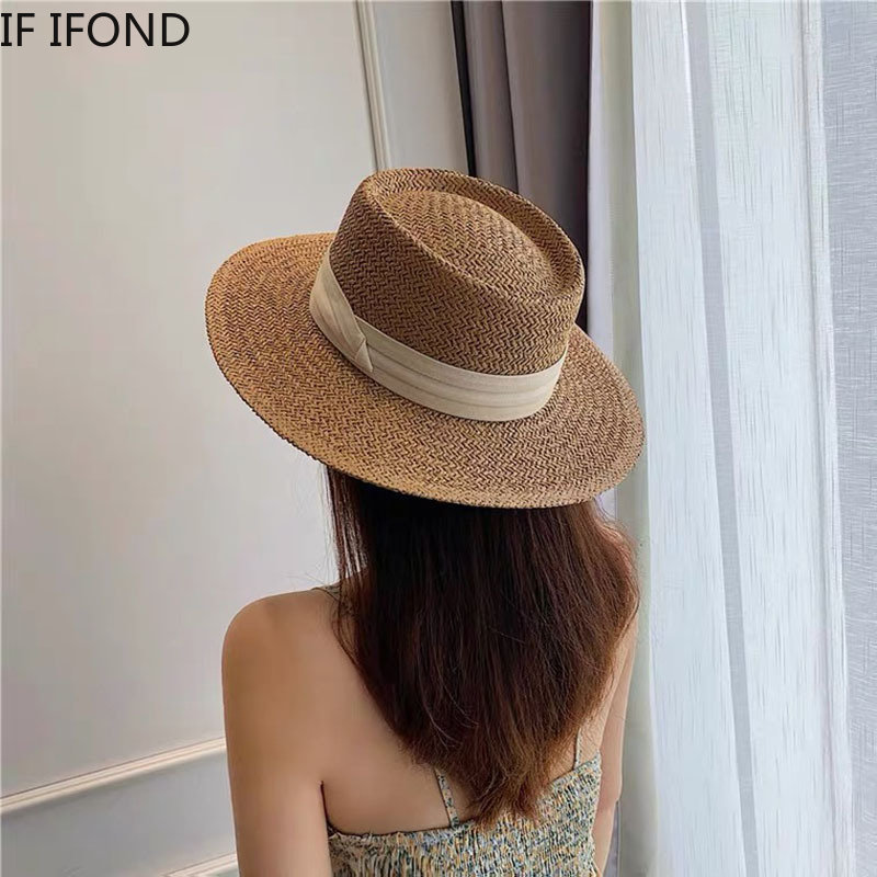 Spring Summer Breathable Straw – обзор и цена Bucket Hat Straw