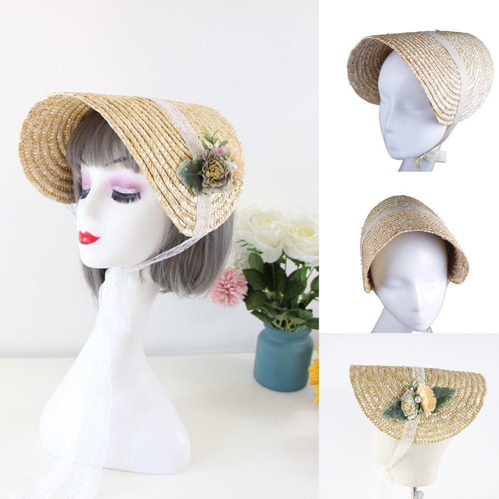 French Style Lolita Straw Hat  – обзор и цена Bucket Hat Straw