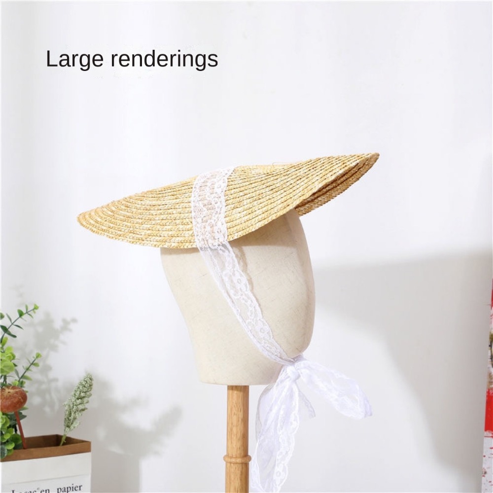 French Style Lolita Straw Hat  – обзор и цена Bucket Hat Straw