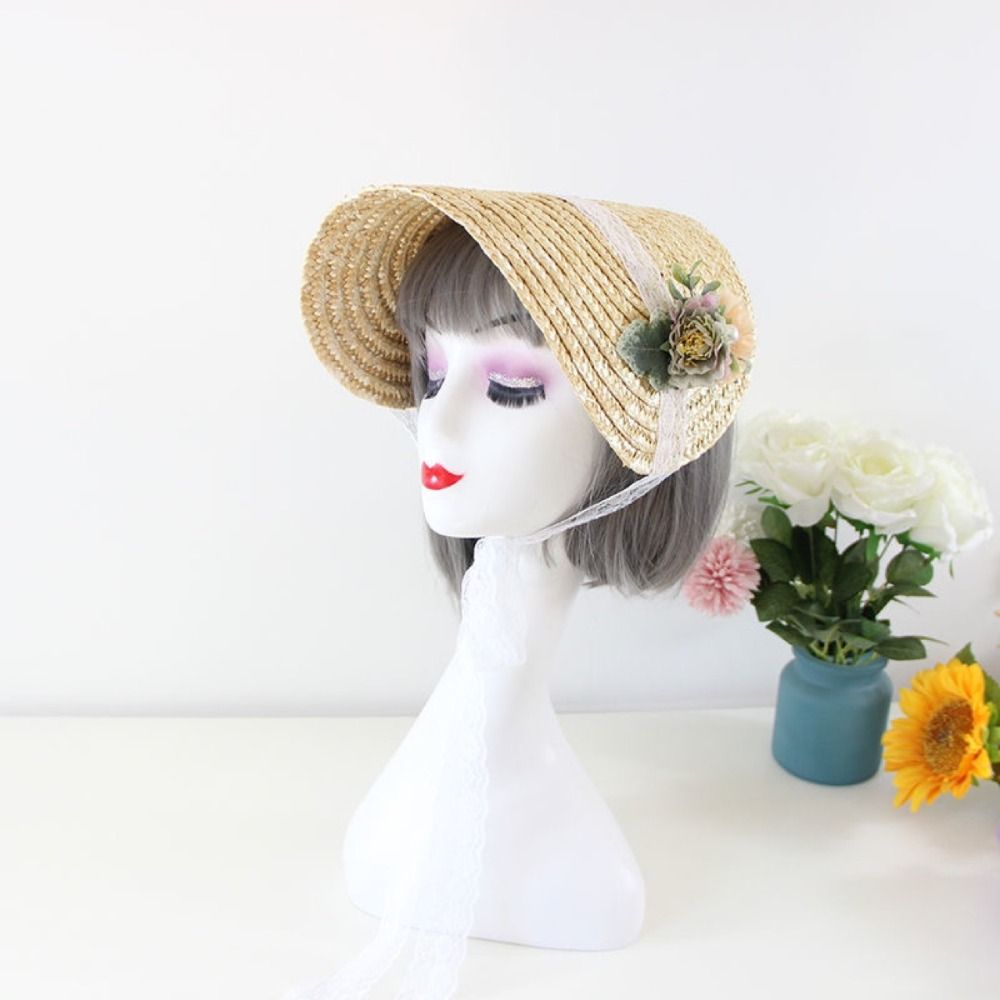 French Style Lolita Straw Hat  – обзор и цена Bucket Hat Straw