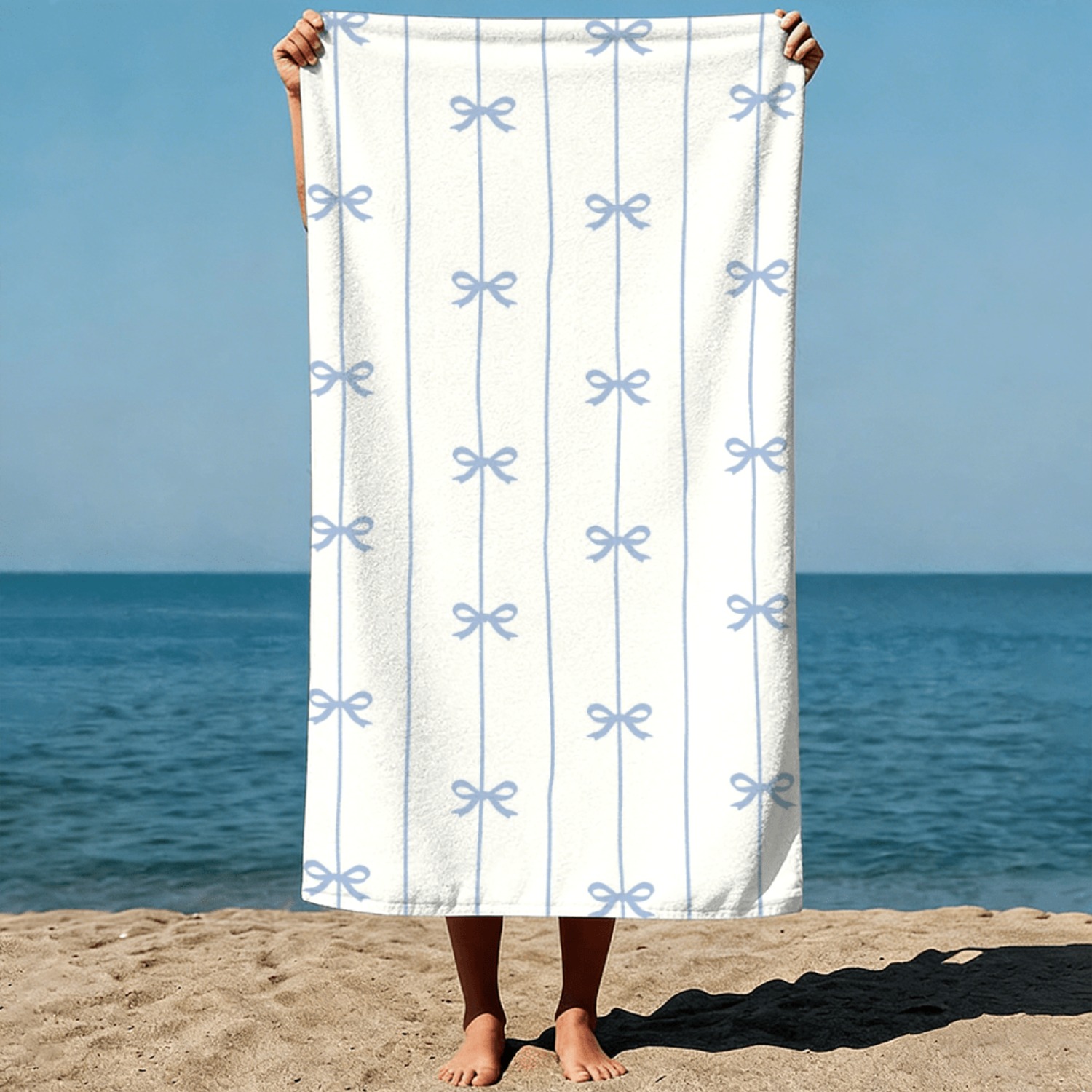 1pc Summer Beach Towel Blue Ri – обзор и цена Beach Towel Large