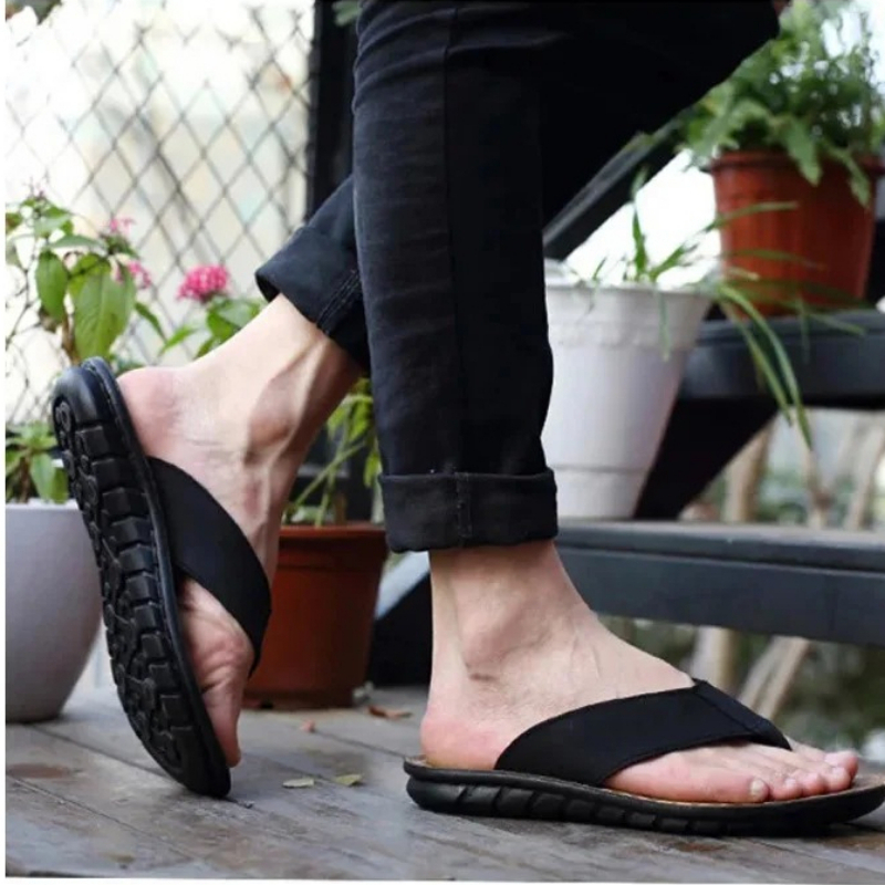 Roma Retro Man Slipper Solid C – обзор и цена Flip Flop Leather Men