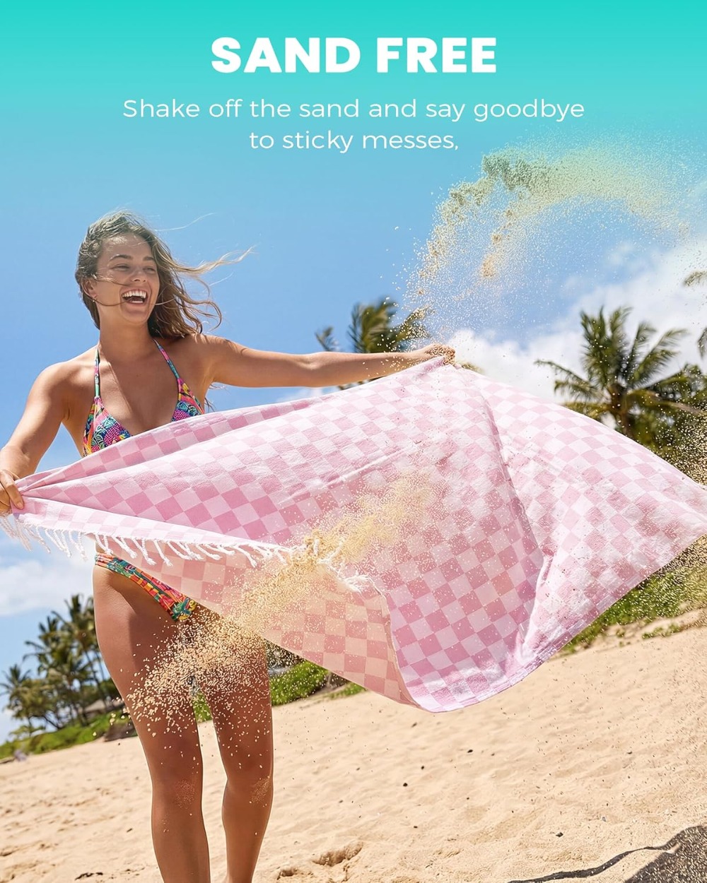 Travel Vacation Essentials Tur – обзор и цена Beach Towel Large